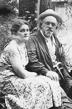 Михаил Пришвин с женой Валерией