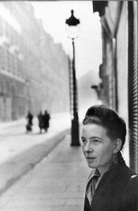 Симона де-Бовуар, Париж, 1947 год