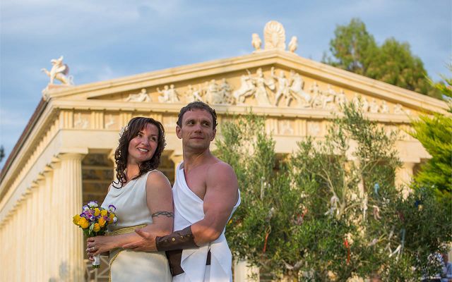 Свадьба в древнегреческом стиле