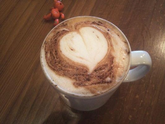 Кофе с сердечком 